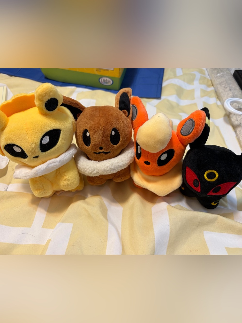 4 Small Pokémon Plush Toys